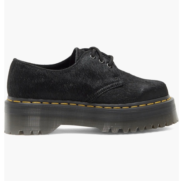 Dr. Martens Shoes - Dr. Martens 1461 Quad SZ Women 10–Men 9 Oxford Platform Shoes Black NEW